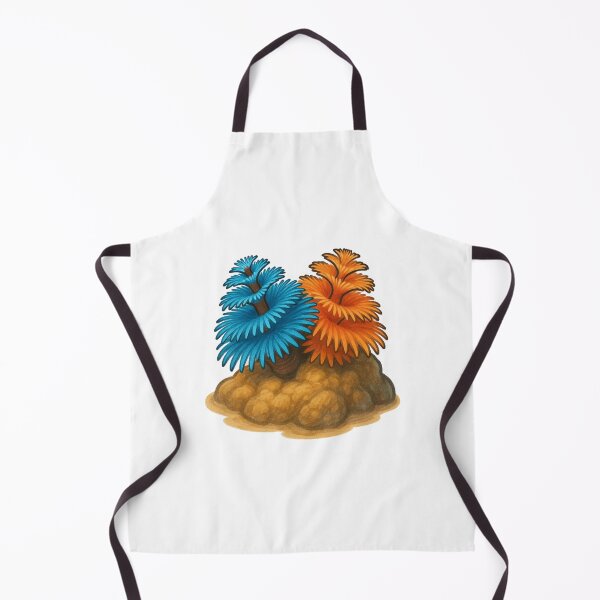 Item preview, Christmas Tree Worms – Colorful Blue and Orange Reef Design designed and sold by Vendeloc.
