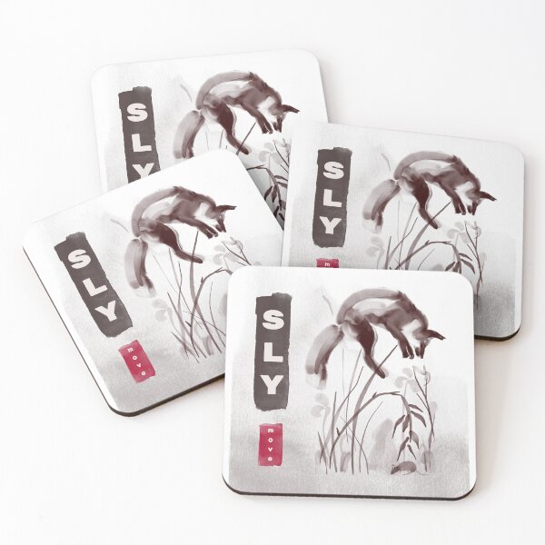 Item preview, Fate Framed: Fox Stalks in Watercolor Silence  designed and sold by GGNorth2.
