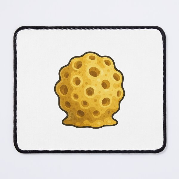 Item preview, Sea Sponge – Yellow Porous Ocean Creature Illustration designed and sold by Vendeloc.