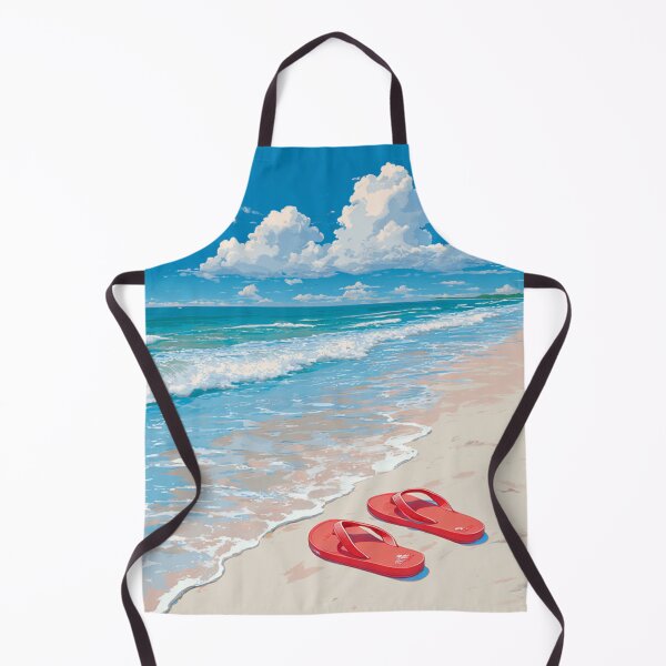 Item preview, Flip Flops on the beach designed and sold by StudioRedKoala.