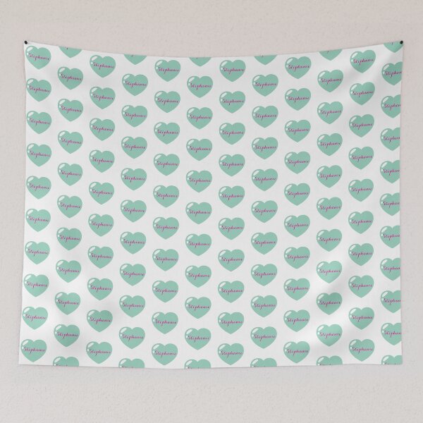 Item preview, Stephanie Name with green Heart  designed and sold by Monika Howarth.