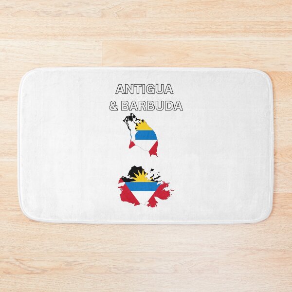 Item preview, Antigua and Barbuda Flag Map Design designed and sold by atomstartup.