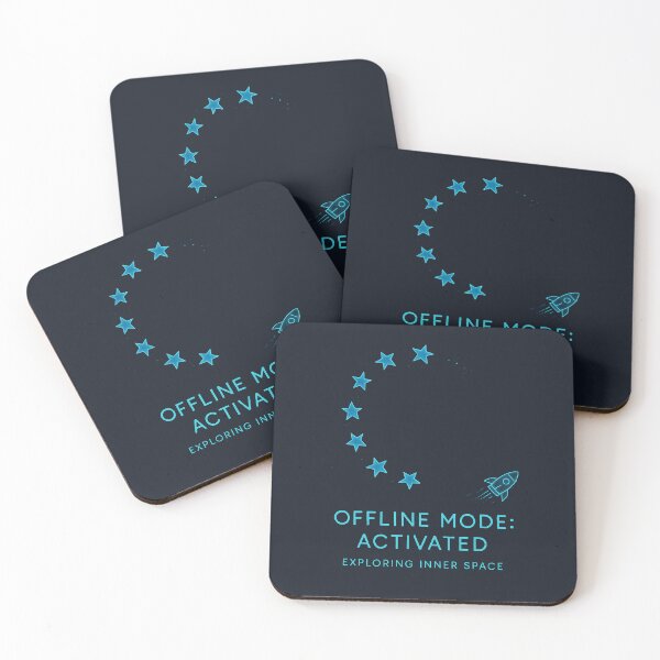 Item preview, Offline Mode Activated – Space Aesthetic Inner Peace designed and sold by LaserKey.