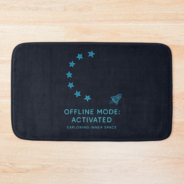 Item preview, Offline Mode Activated – Space Aesthetic Inner Peace designed and sold by LaserKey.