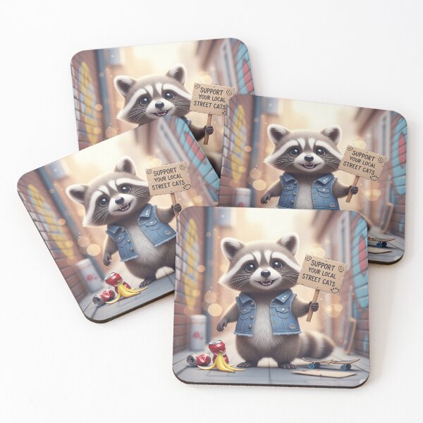 Item preview, Trash Panda for Street Cats designed and sold by Your Buddy Anthony.