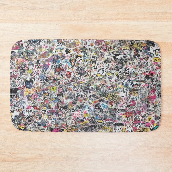 Item preview, Vibrant Graffiti Wall with Colorful Tags and Doodles designed and sold by Rostislav Bouda.