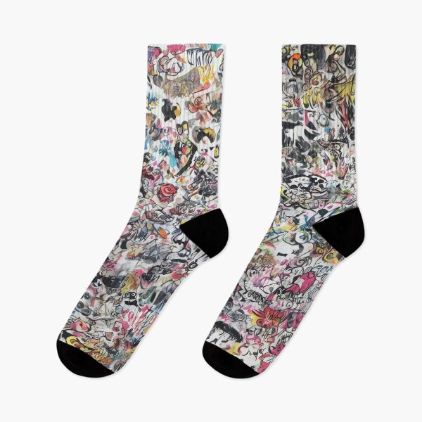 Item preview, Vibrant Graffiti Wall with Colorful Tags and Doodles designed and sold by Rostislav Bouda.