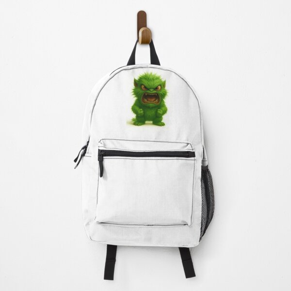 Item preview, Angry Green Monster – Fierce Yet Cute Cartoon Creature Tags: designed and sold by StickerLab011.