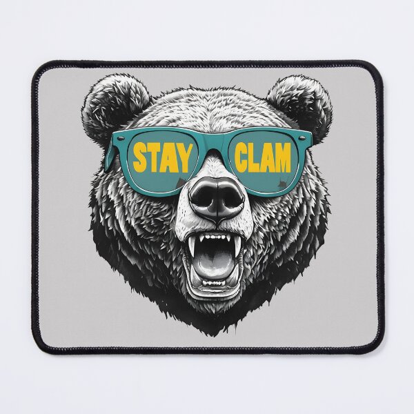 Item preview, Roaring Bear Market – Stay Calm Finance Design designed and sold by lalasine.story.
