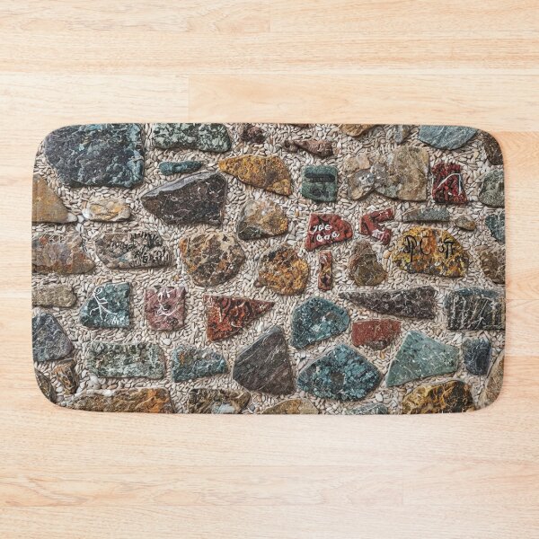 Item preview, Colorful Stone Wall with Graffiti designed and sold by Rostislav Bouda.