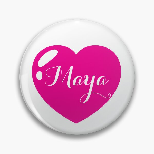 Item preview, Maya Name with hot pink Heart  designed and sold by Monika Howarth.
