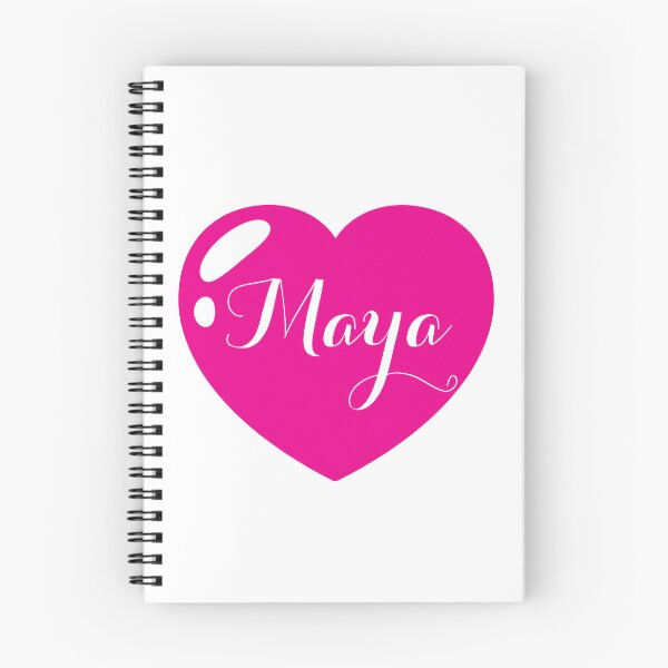 Item preview, Maya Name with hot pink Heart  designed and sold by Monika Howarth.