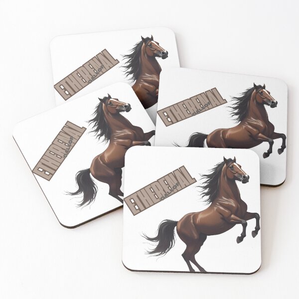 Item preview, Ethernal Gallop – Spirit in Motion designed and sold by Pixel--Threads.