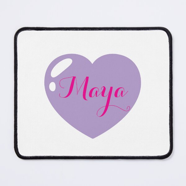 Item preview, Maya Name with hot purple Heart  designed and sold by Monika Howarth.