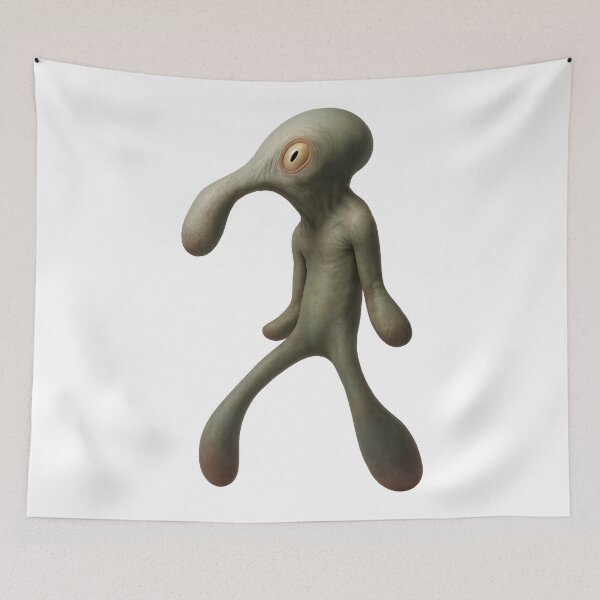 Item preview, Real Squidward - Squidward Art, Squidward Painting designed and sold by DibujandoPorfa.