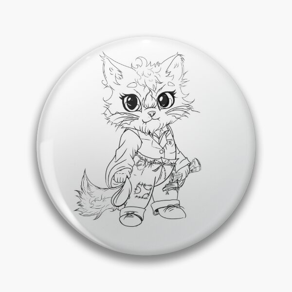Item preview, Kitty cat paper boy designed and sold by MissMannaB.