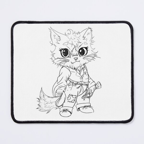 Item preview, Kitty cat paper boy designed and sold by MissMannaB.