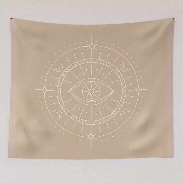 Item preview, Cosmic Eye in Lunar Geometry – Mystic Sand Cosmic Eye in Lunar Geometry – Mystic Sand designed and sold by 	aluzia.design.