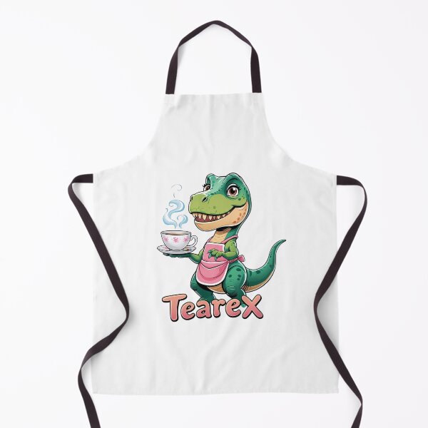 Item preview, TeaRex – Cute Cartoon T-Rex with Teacup | Funny Dinosaur Tea Lover Design designed and sold by RvinJo8.