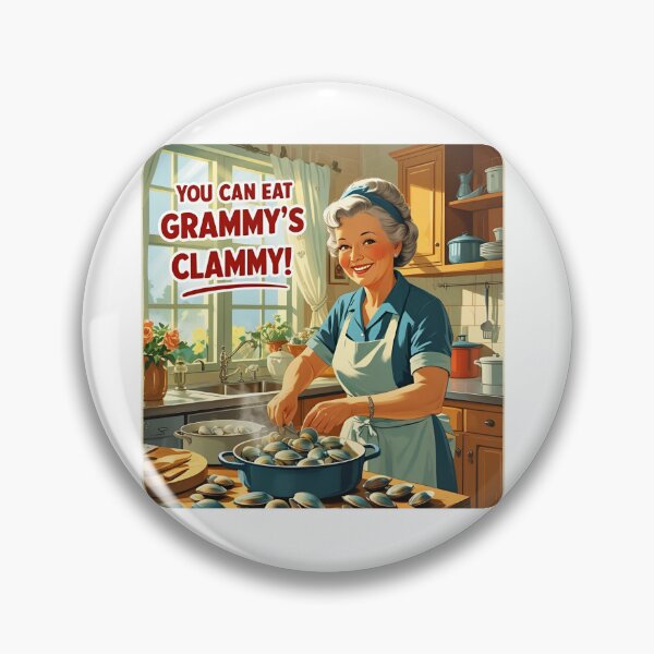 Item preview, You can eat grammy's clammy! designed and sold by NicMacTees.