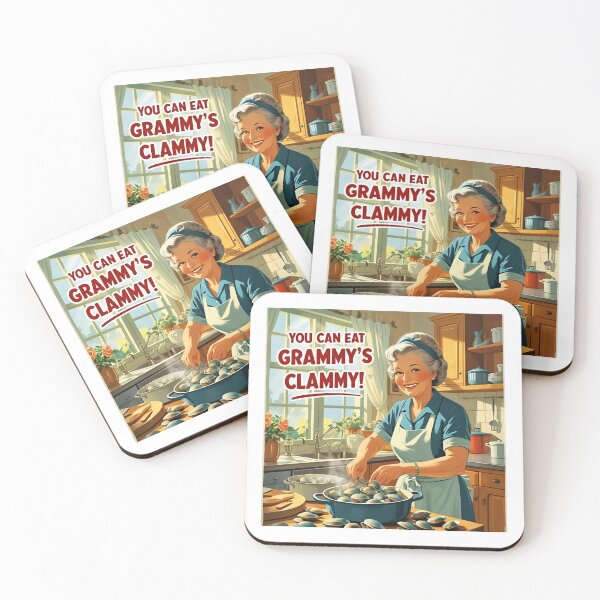 Item preview, You can eat grammy's clammy! designed and sold by NicMacTees.