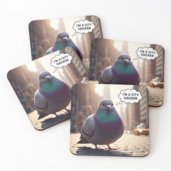 Item preview, City Chicken Pigeon designed and sold by Your Buddy Anthony.