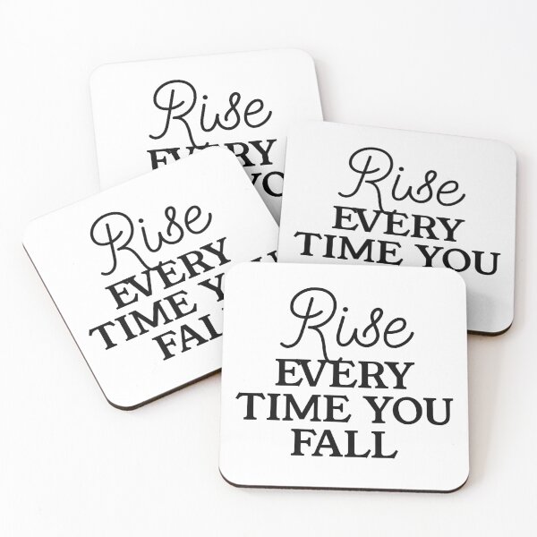 Item preview, Rise Every Time You Fall - Resilience Quote for Comeback Spirits designed and sold by Soaring Eagle.