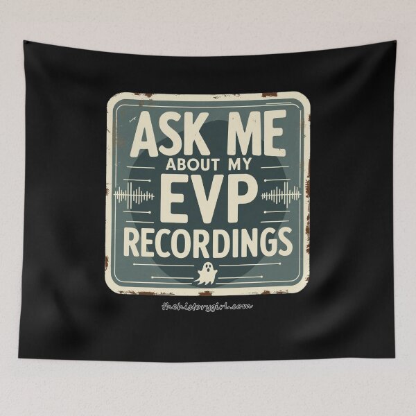 Item preview, Ask Me About My EVP Recordings – Paranormal Investigator Shirt designed and sold by The-HistoryGirl.