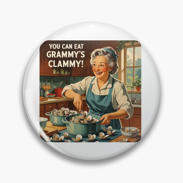 Item preview, You can eat grammy's clammy! designed and sold by NicMacTees.