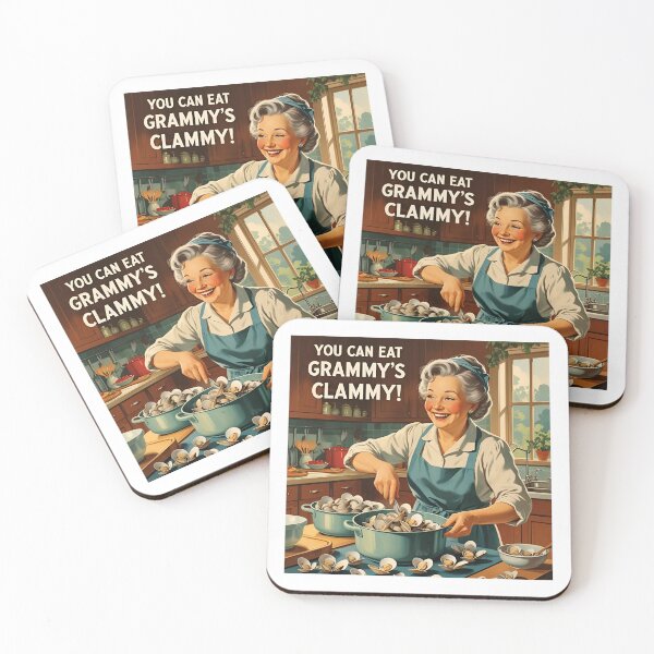 Item preview, You can eat grammy's clammy! designed and sold by NicMacTees.