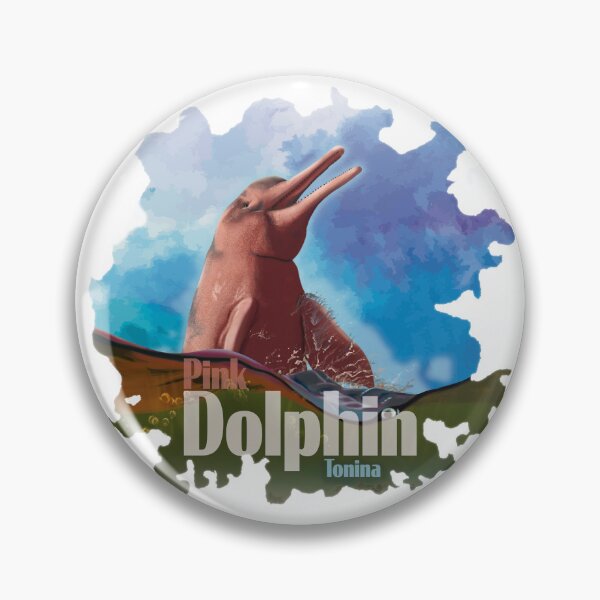 Item preview, Pink dolphin (Inia geoffrensis) designed and sold by EstadoCuantico.
