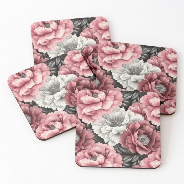 Item preview, Vintage Noir Peony Blossom designed and sold by HasHs.