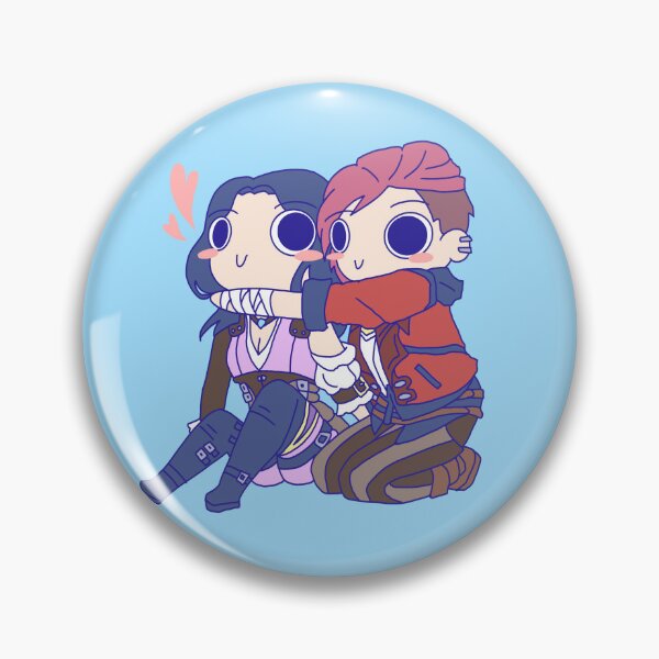 Item preview, Caitlyn & Vi Chibi designed and sold by PigiOink.