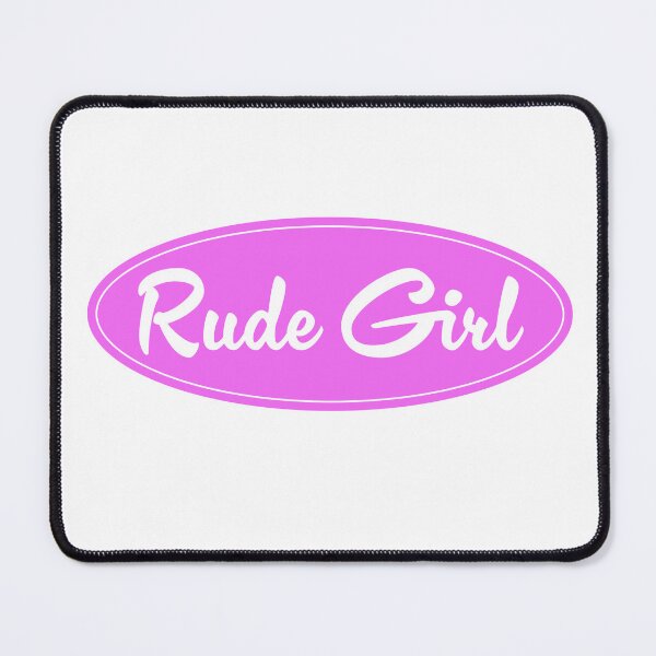 Item preview, Rude Gil Pink oval sticker or t-shirt designed and sold by PIXEL POP DESIGNS - Beyond the Norm!.