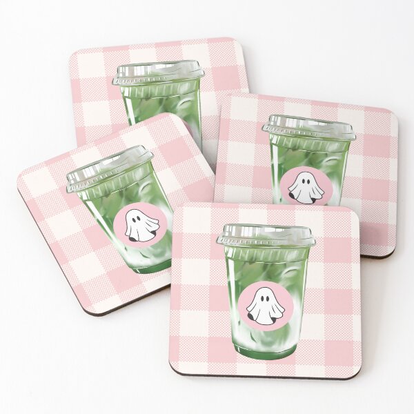 Item preview, plaid ghost iced matcha designed and sold by lovesimplicity1.