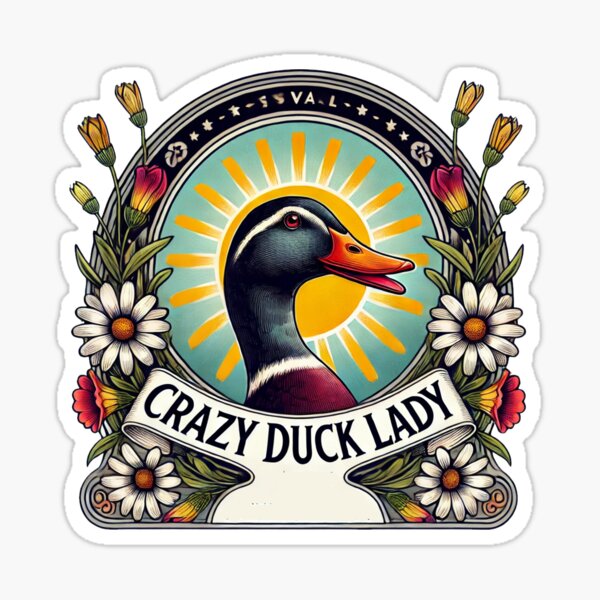Item preview, Crazy Duck Lady designed and sold by Boog Monst .