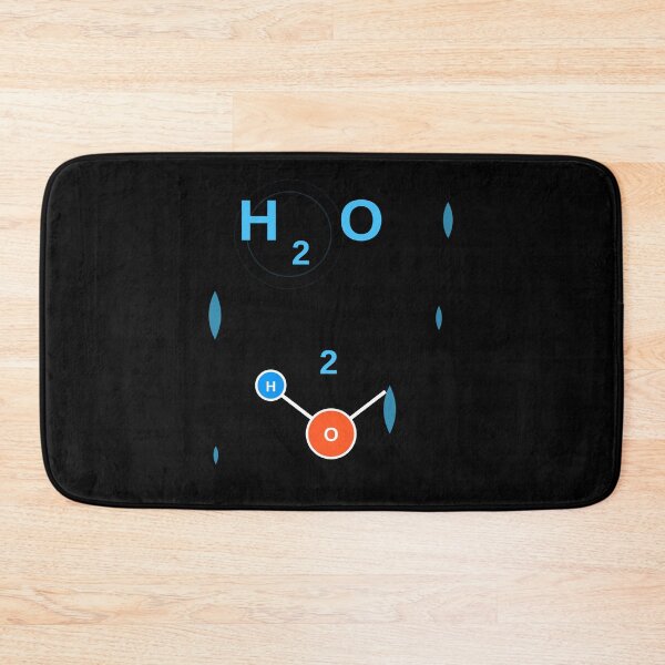 Item preview, H2O Water Molecule Chemistry Science Design designed and sold by Pickmash.