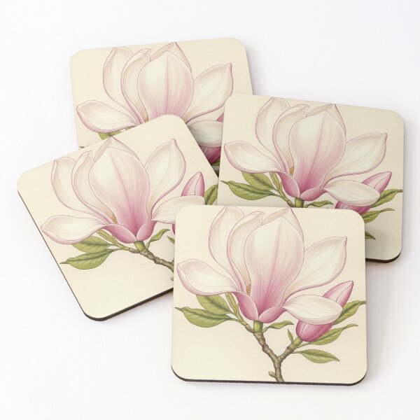Item preview, Magnolia in Bloom – Vintage Botanical Elegance designed and sold by Pasteltone.