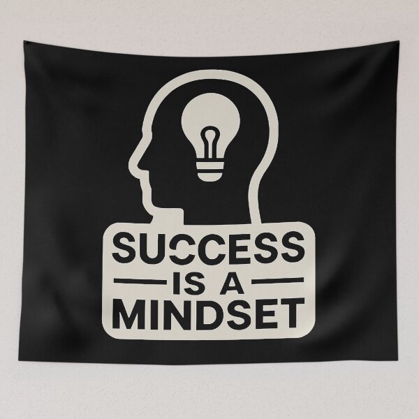 Item preview, Motivational Mindset Print for Success Lovers Unisex Apparel designed and sold by ThreadQuirk.