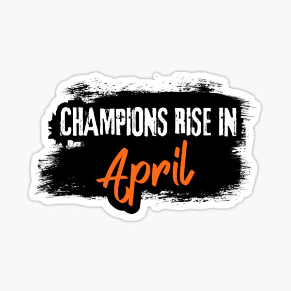 Artikel-Vorschau von Champions steigen im April auf, designt und verkauft von variant designer.