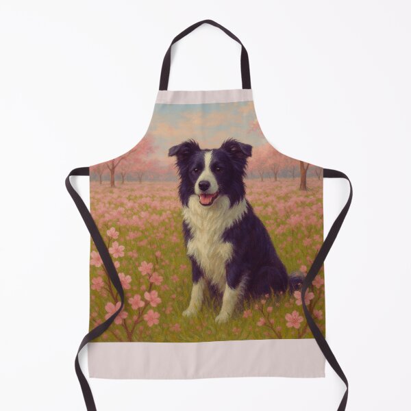 Item preview,  Border Collie Under Cherry Blossoms - Dreamy Dog Nature Scene designed and sold by Nature's Palette.