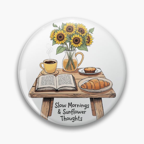 Item preview, Slow mornings & sunflower thoughts designed and sold by CozyinTime.