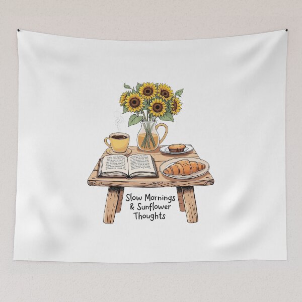 Item preview, Slow mornings & sunflower thoughts designed and sold by CozyinTime.