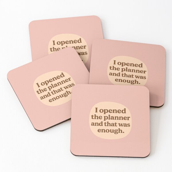 Item preview,  I Opened the Planner and That Was Enough – Funny Burnout Sticker designed and sold by MentallyToasted.