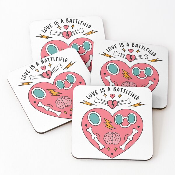 Item preview, Love Is a Battlefield – Funny Anti-Valentine’s Day Design with Attitude designed and sold by Mytrustiq.