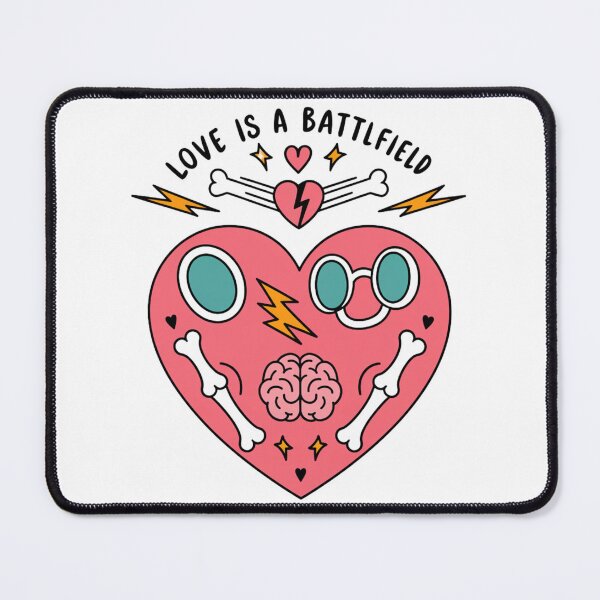 Item preview, Love Is a Battlefield – Funny Anti-Valentine’s Day Design with Attitude designed and sold by Mytrustiq.