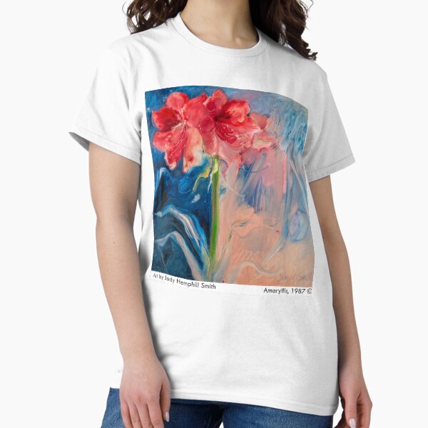 Item preview, Amaryllis, 80's Floral Painting by Jody Hemphill Smith designed and sold by HemphillSmith.