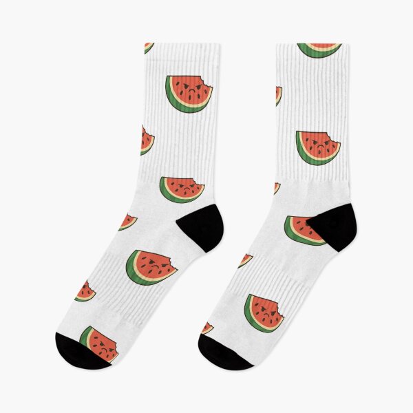 Item preview, Bitten Watermelon Cartoon with Face  designed and sold by DripDesignHaus.