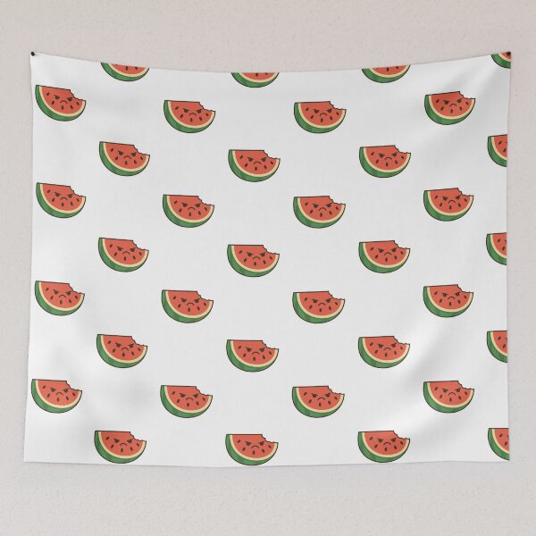 Item preview, Bitten Watermelon Cartoon with Face  designed and sold by DripDesignHaus.