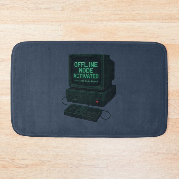 Item preview, Vintage Console Glitch – Offline Mode Gamer Art designed and sold by LaserKey.